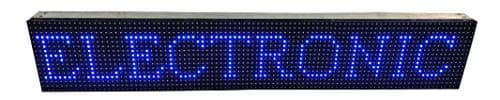 AL-QURAISH P10 Led Running/Scrolling Programable Text Message Display Board WI-FI (BLUE, 7 INCH. × 37 INCH.)