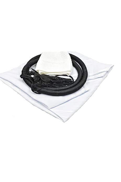 Mens Traditional Arabian Shemagh and Agal Set, Headscarf set for Thobe or Kandora, 138 x 138 cm/54" x 54", 3 Pieces set