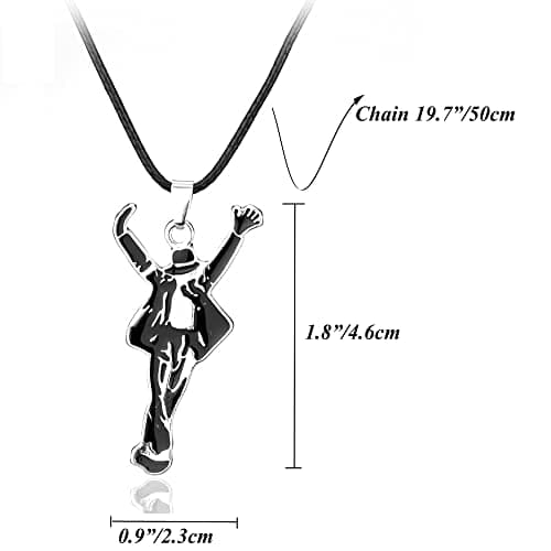 BOMJJOR Rhinestone Pendant Necklace for Men Women Classic Shine Artificial Diamond Glove Metal Necklace