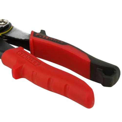 Stanley 2-14-562 Aviation Snips MaxSteel Left, Blue