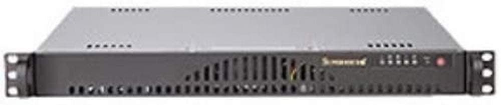SupermicroSuperChassis Black 1U Rackmount Server Case 200W CSE-512L-200B