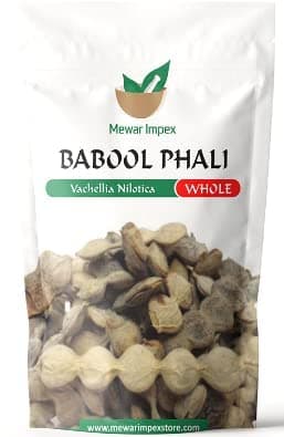 Mewar Impex Organic Babool Phali Whole 200 gm | Kikar Raw For Joint Pain | Acacia Arabica Whole