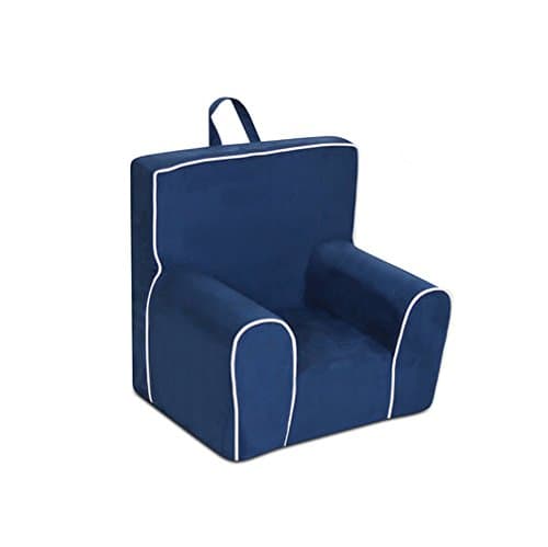 Kangaroo Trading Champion Grab-N-Go Chair Navy with White Childrens Chairs