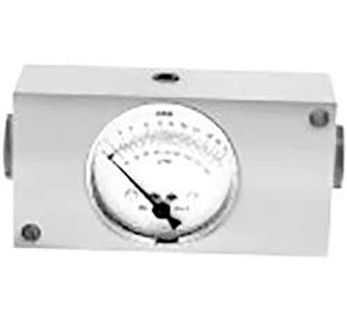 High-Pressure Inline Flow Meter - 1.5-32 GPM Range, 5000 PSI, Precision Hydraulic Monitoring - Accurate Flow Measurement for Hydraulic Systems - Strong & Dependable