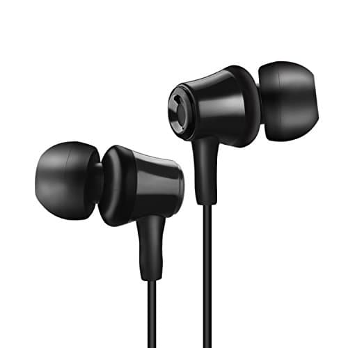 Soutege S8 in-Ear Wired Earphone Earbuds 3.5mm Headphones with in-Line Microphone - Black