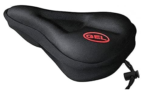 Silicone Gel Saddle and Soft Seat Cover with Cushion for Bicycle (Black)