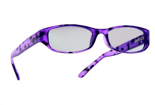 3DAZZLE Glow/Grape - Passive 3D Glasses - Optically Correct
