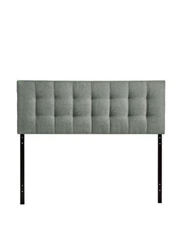 Full Size Upholstered Tufted Headboard (Gray)
