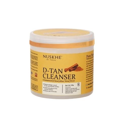 Nuskhe By Paras | D-Tan Cleanser | 100gram | Tan removal cleanser