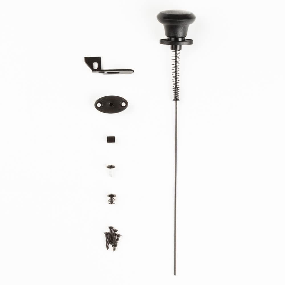 Gate Latch Cable Pull N109-070 by National Hardware in Black