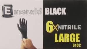 Emerald 6X Black Nitrile Mechanics Gloves (XXL)