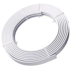 C2B Original 196" (500cm) Plastic Curtain Track - Strong, Bendable Curtain Track - Bay & Straight Windows, Wall & Ceiling Mounted, Curtains & Shower Curtains, Easily Cut Down, Parts for 3 Tracks.