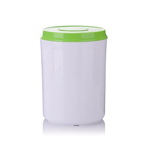 Ankou Ergonomic Good Grips POP Round Airtight Storage Container with Green Lid (2, 1.6 Quart)