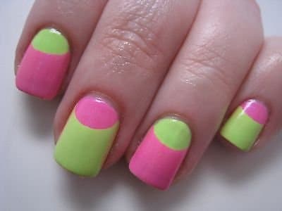 Half Moon French Manicure Fingernail Art Decal Sticker Nail Vinyls