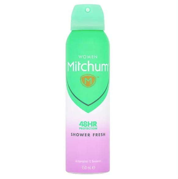WOMEN'S M i t c h u m Anti-Perspirant & Deodorant Spray SHOWER FRESH