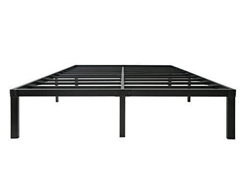zizin King Bed Frame with Storage Heavy Duty Platform Frames/14 Inch Sturdy Metal Beds 3500LBS/Noise Free/No Need Box Spring (King)