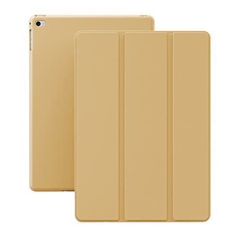 KHOMO iPad Mini 4 Case - Dual Series - Ultra Slim Gold Cover with Auto Sleep Wake Feature for Apple iPad Mini 4th Generation Tablet