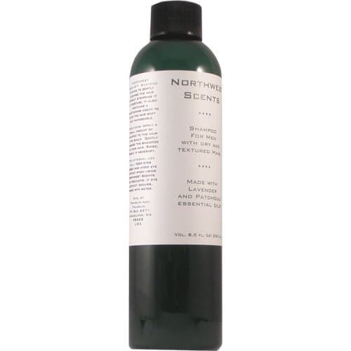 Northwest Scents Lavender and Patchouli Shampoo for Men with Dry, Coarse, and Highly Textured Hair - 8.5 oz Bottle