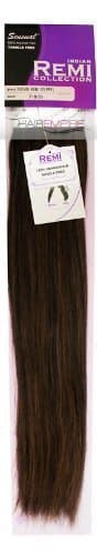 INDIAN REMY REMI HUMAN HAIR EXTENSION WEAVE BY SENSUAL 18" COLOR 1B OFF BLACK