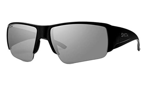 Smith Captains Choice Chromapop Polarized Sunglasses, Matte Black, Platinum Lens
