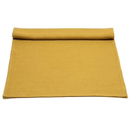 LinenMe Natural Soft Runner, linen, Citrine, 50 x 140 cm
