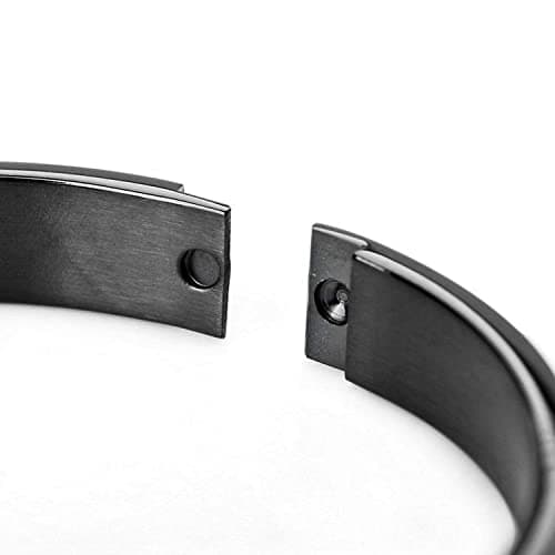 okos Men's Fashion Jewellery High Polished Stylish Stainless Steel Full Kada Style Bracelet For Boys and Men BR1000049