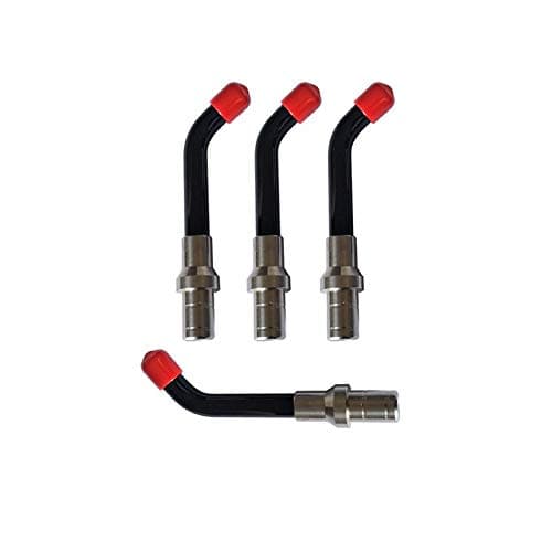 10158mm Universal Optical Fiber Guide Rod Tip for LED Lamp Curing Light (Pack of 4)