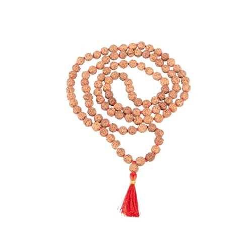 Wonder Care Authentic Mala Genuine Religious Ornament Rosary Japa Mala (4mm-16mm) Natural/Capped Neclaces & Bracelet