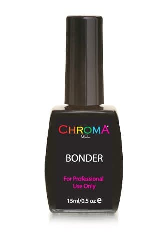 Chroma Gel Bonder Pro - Long-Lasting, Chip-Resistant Gel Polish Adhesive for Flawless Nails - 15ml Black Bottle