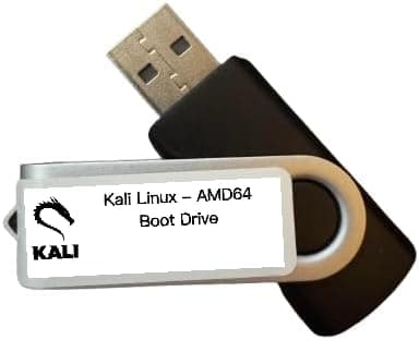 Kali Linux OS for Hackers - Bootable Live Install USB Flash Drive for Cybersecurity, Ethical Hacking, Penetration Testing