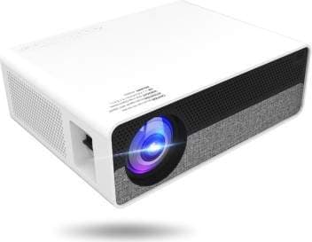 Punnkk Projector X10 Native 1080P HD Video Projector, 6000 Lumens up to 300" Image Display Ideal for PPT Business Presentations Home Theater Entertainment Parties Games