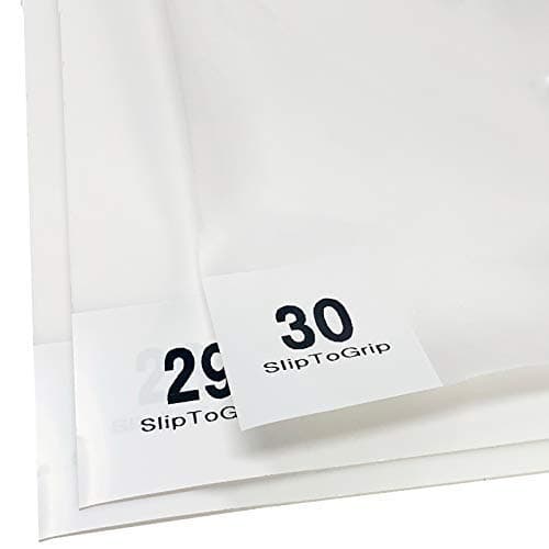 iPrimio Sticky Tacky Mats - Rubber Floor Mat with Optimal Thickness - Double Sided Sticky Mat - Rubber Flooring for Laboratory, Hospital, Clinic, Office, and Home Use - 4 Pack of 30 Sheets (White)