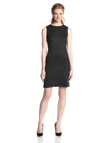 Julian Taylor Women's Petite Sleeveless Solid Flare Dress
