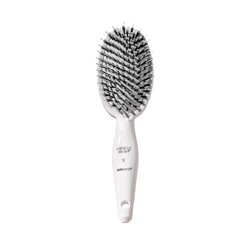 Hairtamin Hair Brush for All Hair Types | Paddle Brush for Blow Drying, Detangling, and Straightening | Anti-Static, Lightweight, and Ergonomic Design | Hair Brush for Men, Women, Kids, and Pets