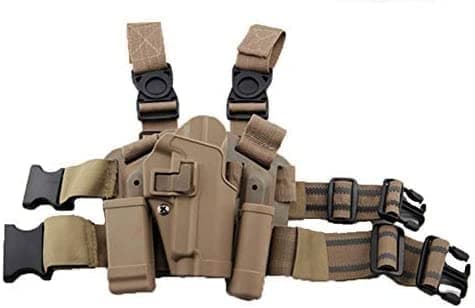 H World EU Tactical Thigh Right Leg Holster with Magazine Torch Pouch SIG SAUER P226 P228 P229