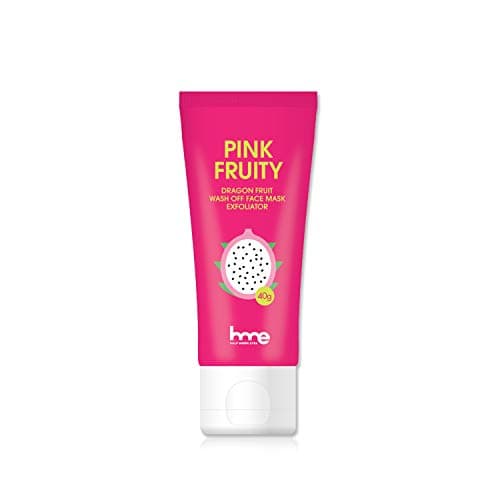 Half Moon Eyes Pink Fruity Dragon Fruit Pore Tightening Wash Off Mask Pack Tube Type 40g