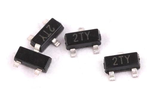 S8550 SOT23 2TY SMD Transistor PNP (PACK OF 10)