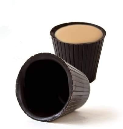 Everything Niche, Dark Belgian Chocolate Shot Glasses, Pack of 12