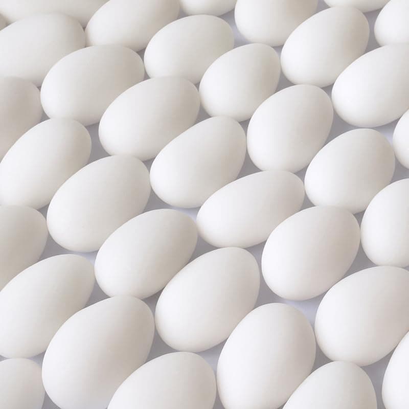 Luxury Italian Sugared Almonds - Multiple Colours Available - For Wedding Favours and Baby Showers - Pack of 50 Almonds, White