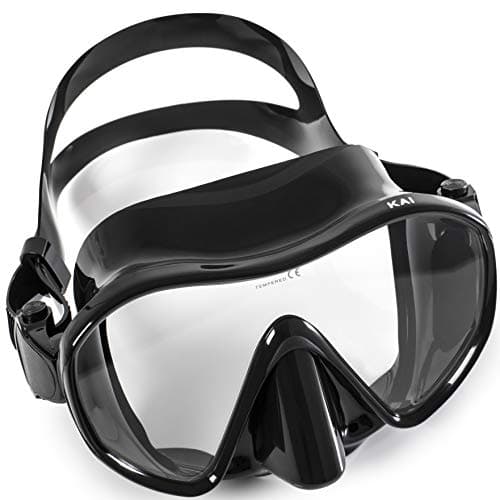 Adventure At Nature Kai Scuba Diving Mask (Adults) Frameless, Form-Fitting Leakproof Seal, Clear HD Lens | Dive Goggles for Snorkeling, Spearfishing, Freediving | Underwater Pool, Ocean