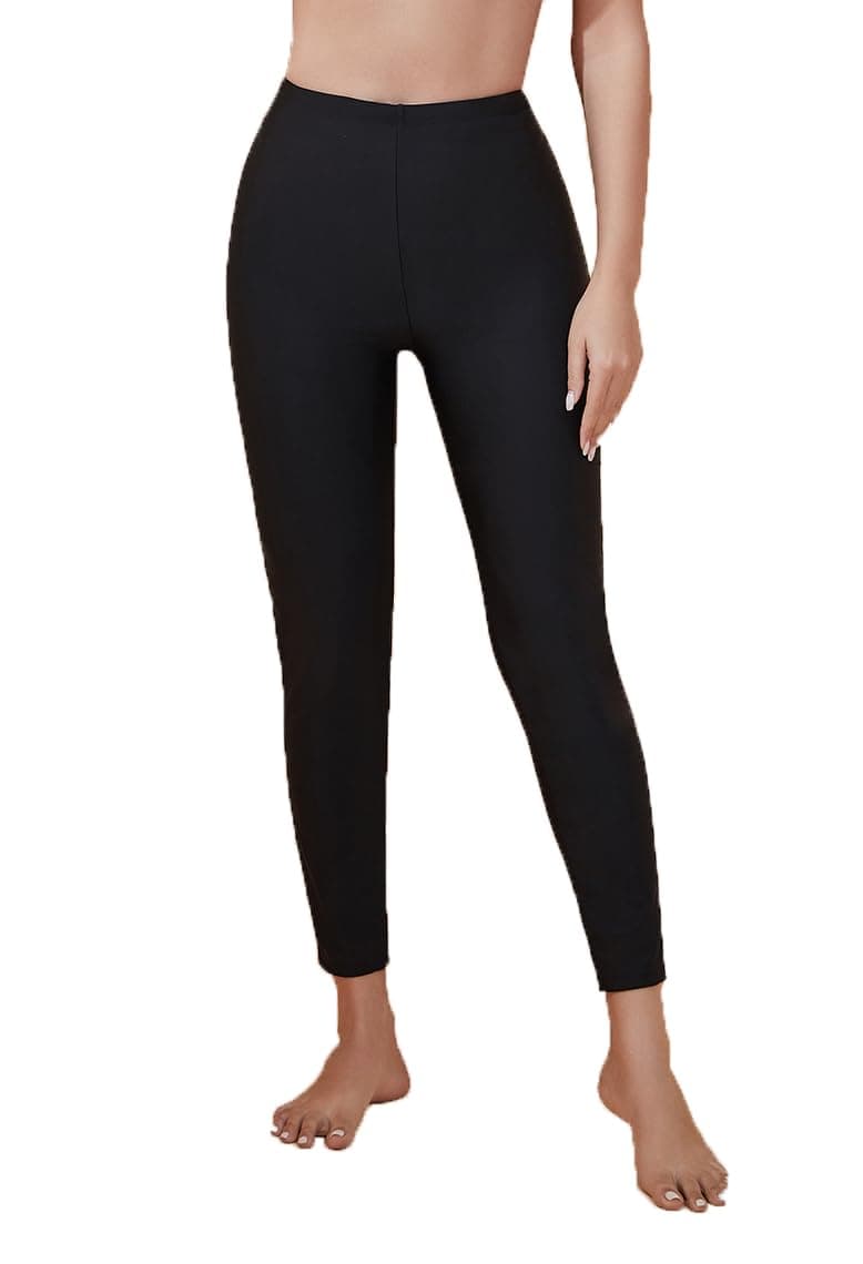 LovacheWomens Swimming Long Pants Surfing Snorkeling Tight Swim Leggings Sun Protective