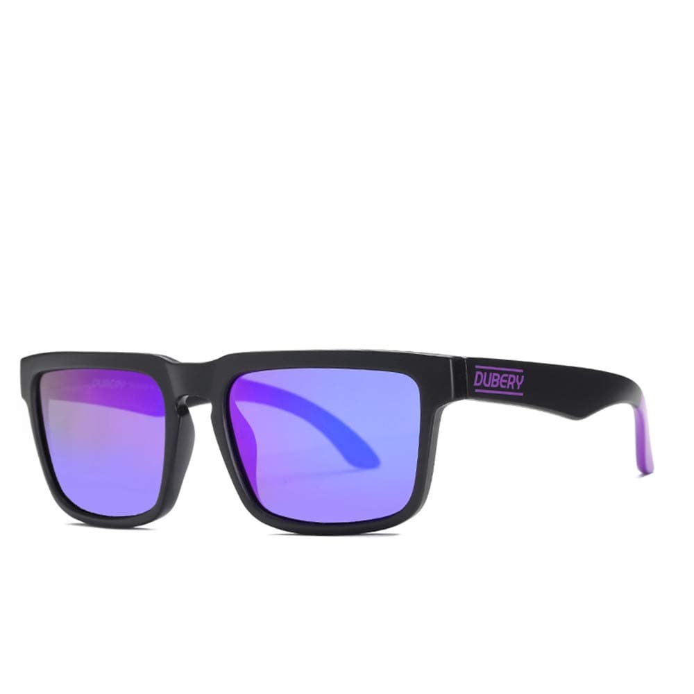 DUBERY Polarized Sunglasses for Men Women Fashion Square Vintage Sun Glasses Sport Driving Retro Mirror Luxury Brand