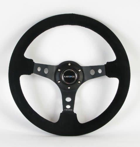 ST-006S 350mm Sport Steering Wheel (3" Deep) (Suede)