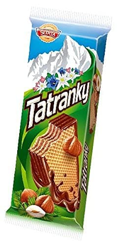 Tatranky Hazelnut 5-pack 5x45g/5x1.5 oz Wafer with Hazelnut Filling