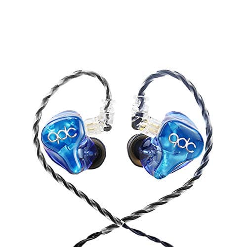 QDC Neptune Full Frequency Dynamic Unit Earbuds HiFi Noise Cancellation Monitor Headphone with Datachable Cable in-Ear Earphones with Mic