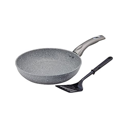 Apide Kukuna Kitchen Stone Marble Coated Frying Pan 26cm with Spatula KKN-SM26F