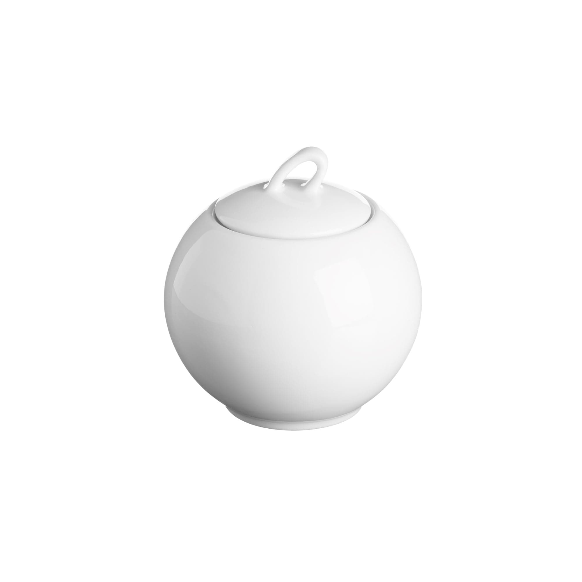 Price And Kensington Porcelain Simplicity Sugar Bowl With Lid, White
