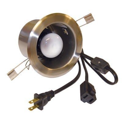 Specialty Lighting Sl2020.2424 Can Clip Mount 40W Frost Switch - Brushed Nickel