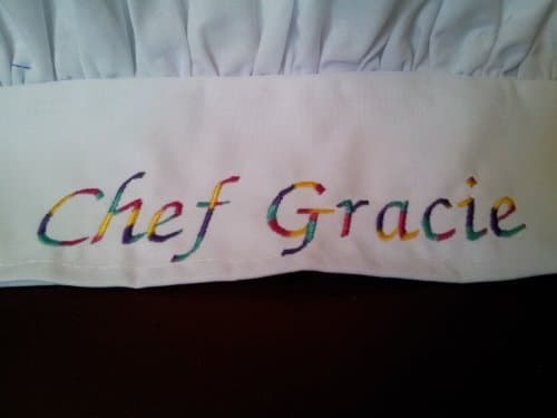 Add Embroidery only embroidey Buy Apron hat Jacket Choose Color Font etc up to 22 Characters up to 2 Lines