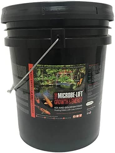 High Growth and Energy Floating Fish Food Pellets for Ponds, Water Gardens, and Fountains, Safe for Live Goldfish and Koi, 14.5 lbs